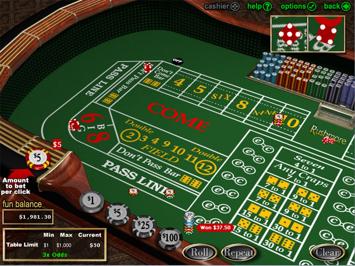 online craps game